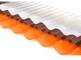 1080mm Width Polycarbonate Corrugated Roof Tiles 10 Years Guarantee