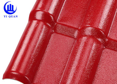Bamboo Wave Asa Coated Synthetic Resin Roof Tile Width 960 mm Extruded Roofing Sheet