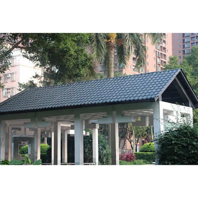 ASA Synthetic Resin Roof Tile 2.3mm-3.0mm Thickness Corrugated Waves