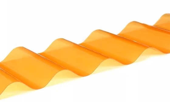 1080mm Breiten-Polycarbonat runzelte Dachplatten 10 Jahre Garantie-