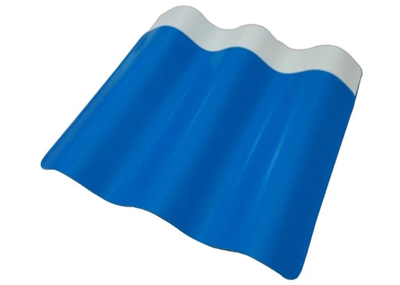 Wetter-Isolierung PVC UPVC runzelte Dachplatten für Fabrik-Markt-Hallen-Balkon
