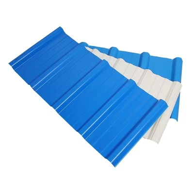Feuerfestes wasserdichtes PVC runzelte Plastikdach-Blatt für Schulmarktgebäude