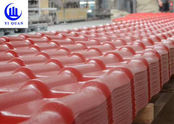 Neigung Landhaus-leichte ASA Synthetic Resin Roof Tiles 219mm