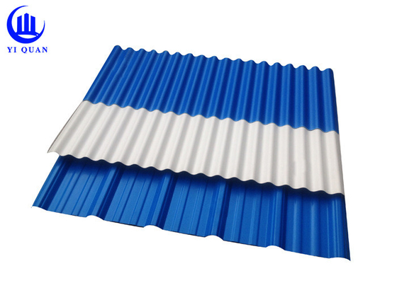 930mm Breite trapezoide PVC-Dachplatte-Feuerfestigkeits-Deckungs-Blätter