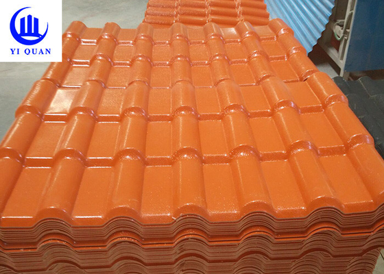 Beständige UVneigung der Kunstharz-Dachplatte-219mm für Hochbau-Projekte