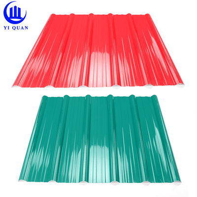 2.5mm gewölbtes Lader Upvc, das Blätter für Fabrik-chemische Industrie-einfache Installation überdacht