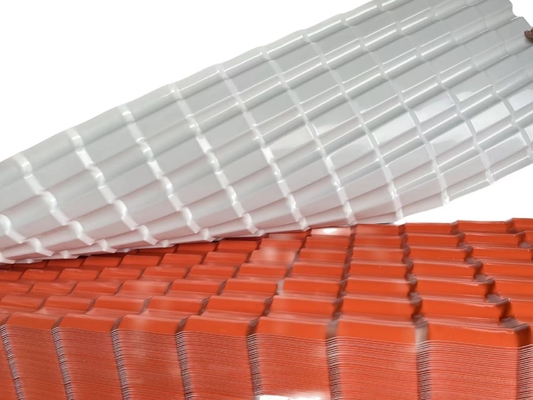 Anti- UV-ASA Synthetic Resin Roof Tile für Park-Abdeckungs-Landhaus-Gewächshaus-Baumaterial