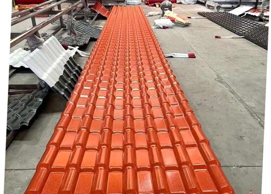 2.5mm Stärke-Kunstharz-Dachplatte prägte ASA Roofing Sheets