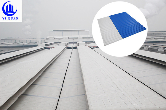 Einfache schnelle Plastikdachplatten Installation PVCs UPVC für Wand-Umhüllungs-Landhaus-Lager