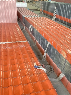 Lange Lebensdauer ASA Synthetic Resin Roof Tile färbt dauernde Feuerfestigkeit