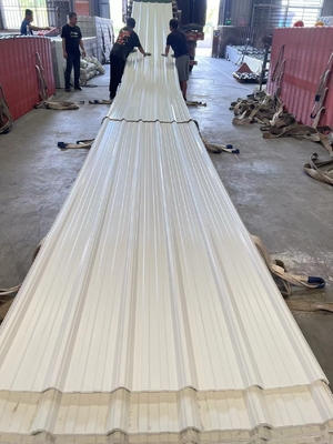 Gewellte Kunststoff-PVC-Dachplatten, feuerbeständig, 2,0 mm dick