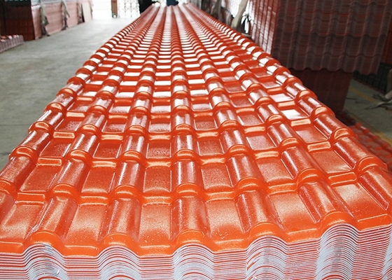 2.5mm Stärke-ASA Embossed Synthetic Resin Roof-Fliese für Gebäude