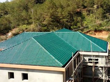 1050mm Breite akustische gewölbte PVC-Deckungs-Blätter für Landhaus/Hotel
