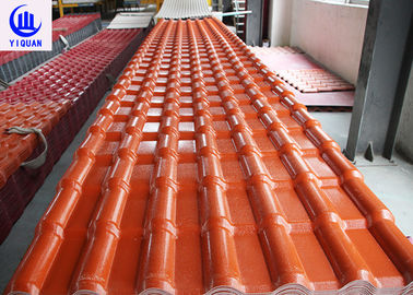 Welle Upvc Asa Synthetic Resin Roof Tile der Terrakotta-219mm