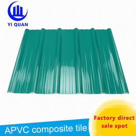 PVC-Dachplatten BS4203 ASTM weitgespannte 210mm Grün-
